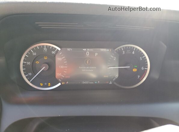 SALCJ2FX7LH841113 2020 LAND ROVER DISCOVERY Silver Вид щитка приладів