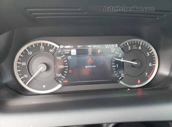 SALCJ2FX8MH899314 2021 LAND ROVER DISCOVERY Black Вид щитка приладів