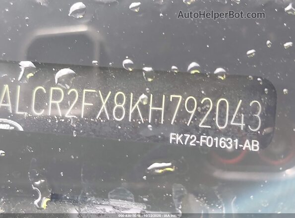 SALCR2FX8KH792043 2019 LAND ROVER DISCOVERY SPORT Blue 