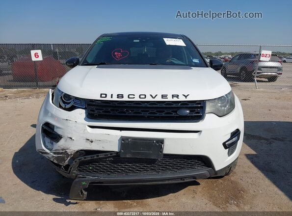 SALCT2BGXGH576130 2016 LAND ROVER DISCOVERY SPORT White Widok zestawu wskaźników