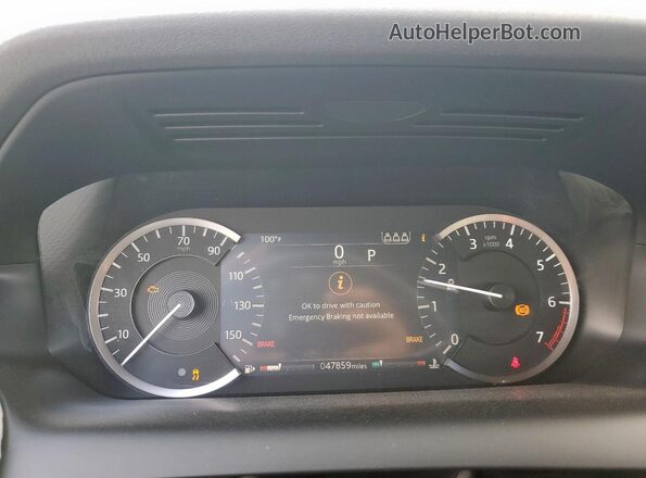 SALCT2FX3LH860719 2020 LAND ROVER DISCOVERY Black Սարքավորումների վահանակի տեսք