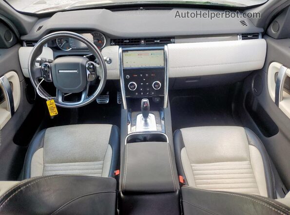 SALCT2FX3LH860719 2020 LAND ROVER DISCOVERY Black Առջևի վահանակի տեսք