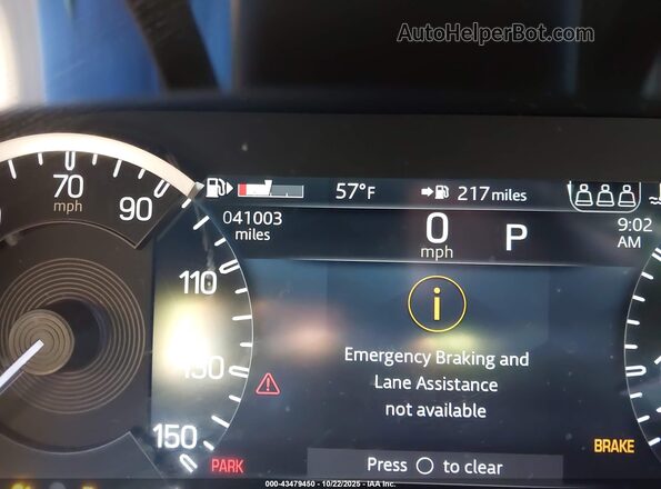 SALE27EU3P2192185 2023 LAND ROVER DEFENDER Серый 