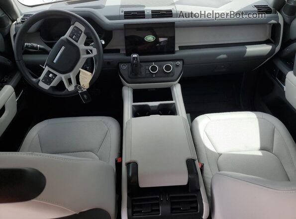 SALE27EU7S2419404 2025 LAND ROVER DEFENDER Gray Dashboard view