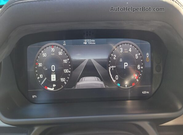 SALE2ERU5N2066549 2022 LAND ROVER DEFENDER Gray Vista del salpicadero