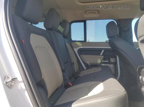 SALE2FEU3R2260014 2024 LAND ROVER DEFENDER White Widok wnętrza z tyłu
