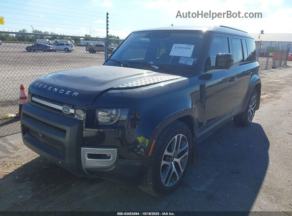SALE9EEU1L2016567 2020 LAND ROVER DEFENDER Black Առջևի ձախ երեք քառորդ տեսարան