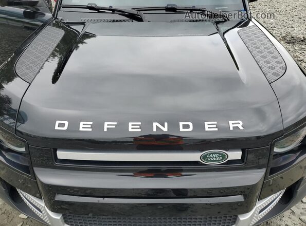 SALEJ7EU0R2304012 2024 LAND ROVER DEFENDER Black ძრავის განყოფილების ხედი