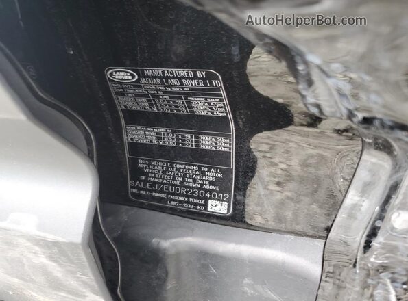 SALEJ7EU0R2304012 2024 LAND ROVER DEFENDER Black VIN კოდის სტიკერის ხედი