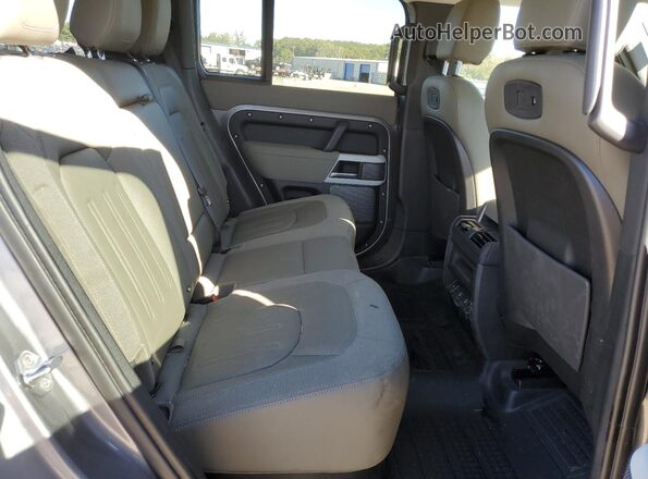 SALEP7RU6M2042482 2021 LAND ROVER DEFENDER Gray უკანა სავარძლების ხედი