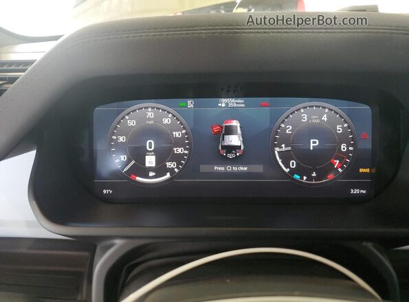 SALEPEEU3L2018620 2020 LAND ROVER DEFENDER Green Vista del cuadro de instrumentos