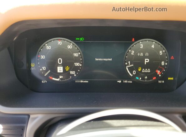 SALEPEFE6R2274928 2024 LAND ROVER DEFENDER Черный Вид щитка приборов