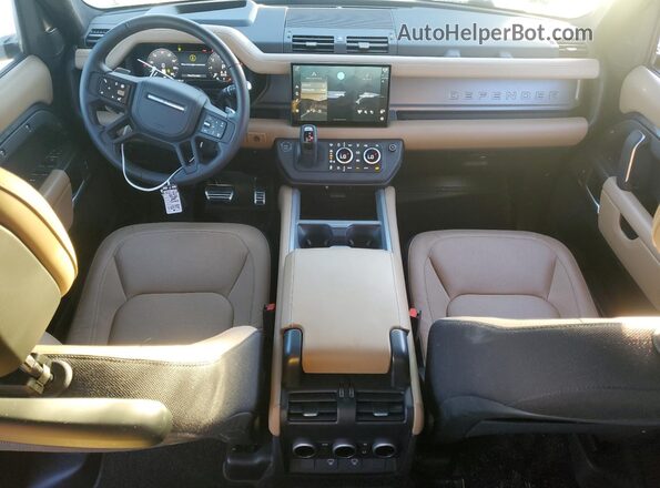 SALEWFFE5S2422632 2025 LAND ROVER DEFENDER Black Dashboard view