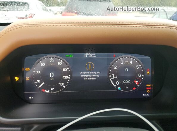 SALEX7EU7L2023900 2020 LAND ROVER DEFENDER Black Instrument cluster view