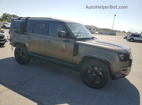 SALEXFEU2P2233921 2023 LAND ROVER DEFENDER Коричневый Передняя правая четверть