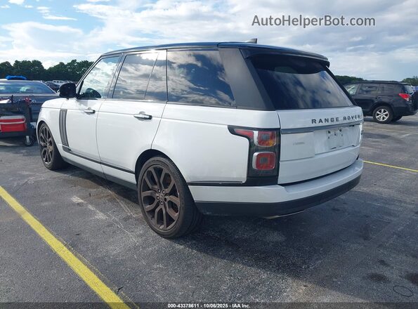SALGR2RV2JA399609 2018 LAND ROVER RANGE ROVER White 