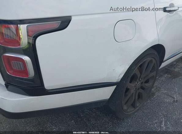 SALGR2RV2JA399609 2018 LAND ROVER RANGE ROVER White 
