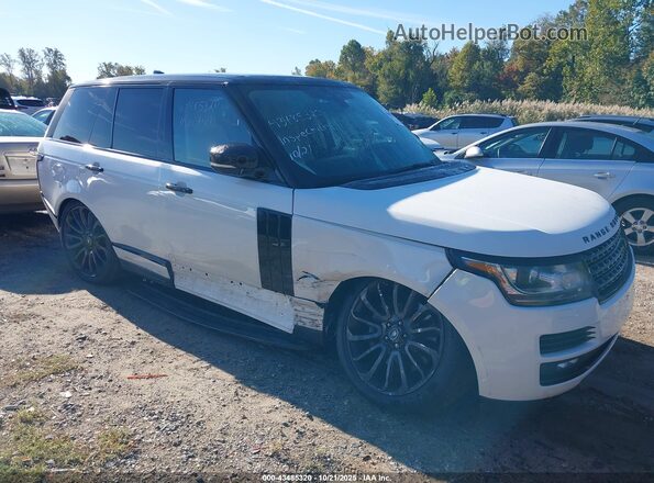SALGS2FE5HA336720 2017 LAND ROVER RANGE ROVER White Դիմացի տեսք