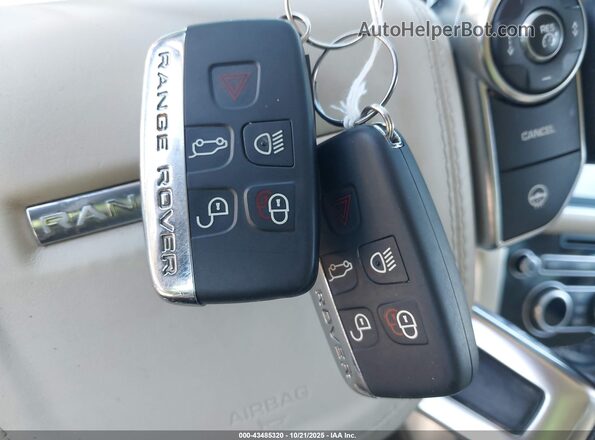 SALGS2FE5HA336720 2017 LAND ROVER RANGE ROVER White Առջևի վահանակի տեսք
