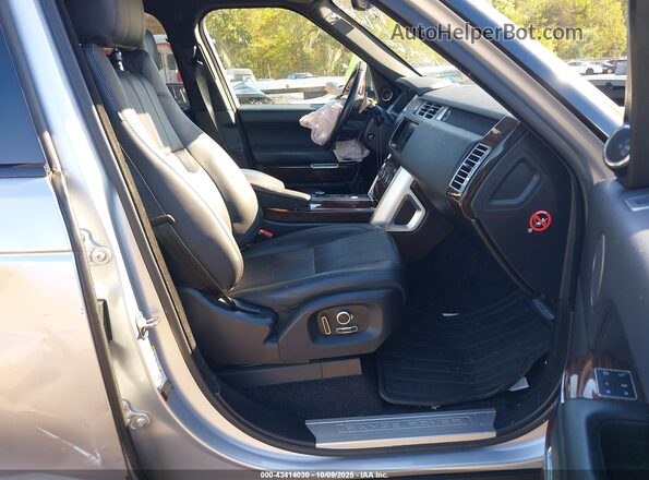 SALGS2FV4HA360460 2017 LAND ROVER RANGE ROVER Silver Widok wnętrza z przodu