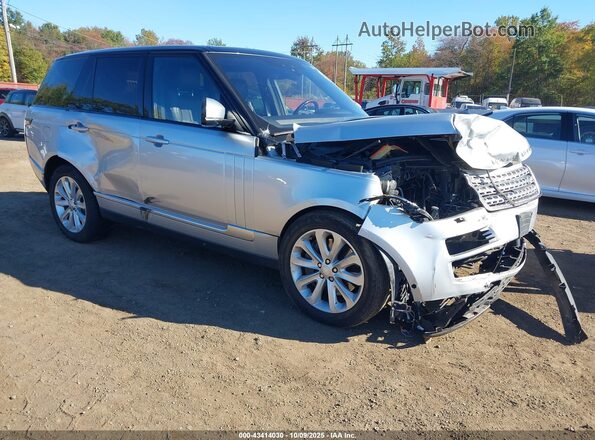SALGS2FV4HA360460 2017 LAND ROVER RANGE ROVER Silver Widok z przodu