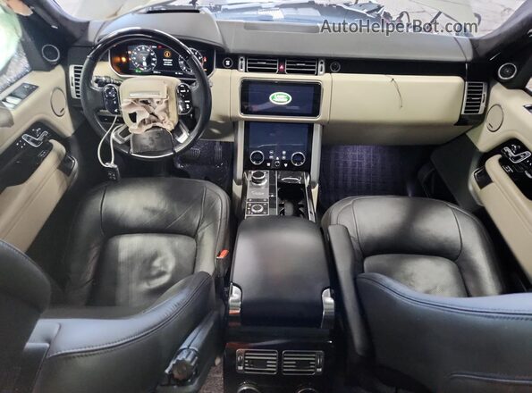 SALGS2RE0JA387401 2018 LAND ROVER RANGE White Dashboard view