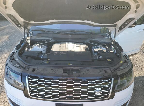 SALGS2RE1JA381316 2018 LAND ROVER RANGE White Engine compartment view
