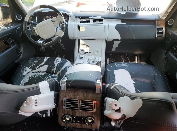 SALGS2RE1JA381316 2018 LAND ROVER RANGE White Dashboard view