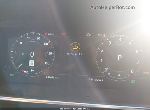 SALGS2RU0NA472123 2022 LAND ROVER RANGE ROVER Black უკანა სავარძლების ხედი