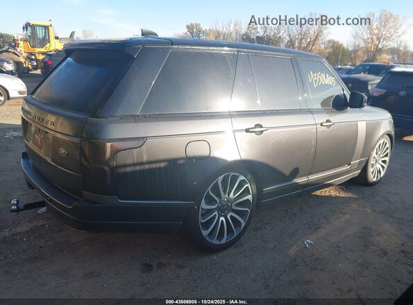 SALGS2RU0NA472123 2022 LAND ROVER RANGE ROVER Black უკანა მარჯვენა