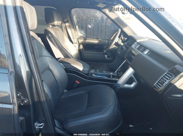 SALGS2RU0NA472123 2022 LAND ROVER RANGE ROVER Black წინა სალონის ხედი