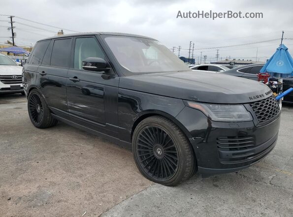 SALGS2RU1LA402742 2020 LAND ROVER RANGE Black Front right