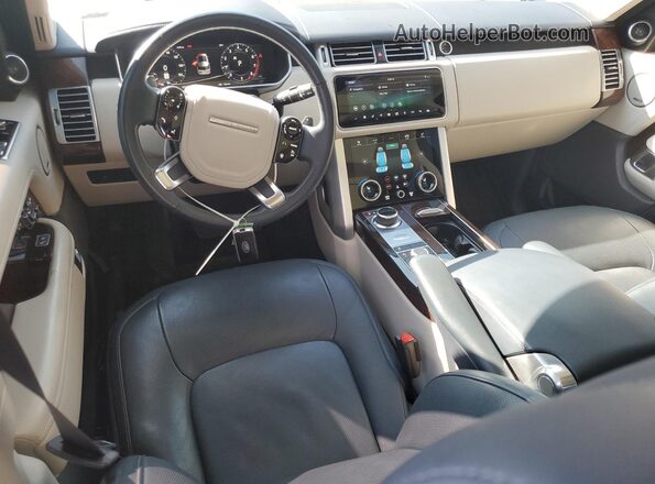 SALGS2RU2LA586525 2020 LAND ROVER RANGE Silver Առջևի վահանակի տեսք
