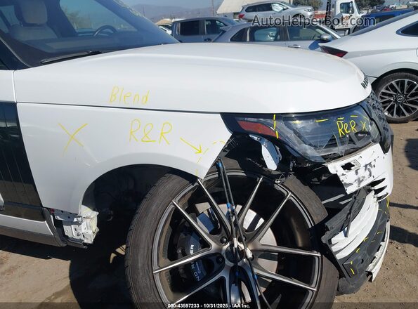 SALGS2RU3NA468390 2022 LAND ROVER RANGE ROVER White Widok z przodu