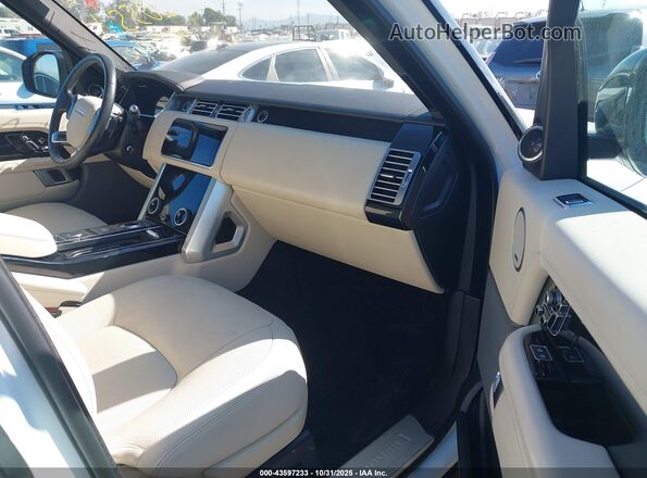 SALGS2RU3NA468390 2022 LAND ROVER RANGE ROVER White Widok wnętrza z przodu