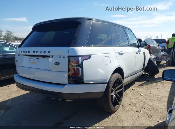 SALGS2RU3NA468390 2022 LAND ROVER RANGE ROVER White Tył prawy