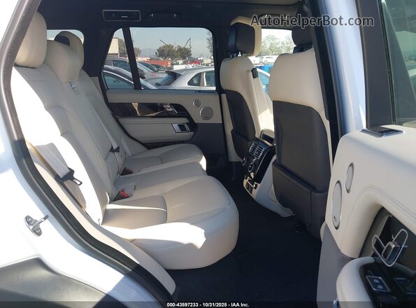 SALGS2RU3NA468390 2022 LAND ROVER RANGE ROVER White Widok naklejki z numerem VIN