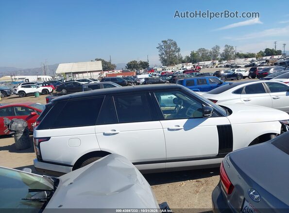 SALGS2RU3NA468390 2022 LAND ROVER RANGE ROVER White Widok wnętrza z tyłu