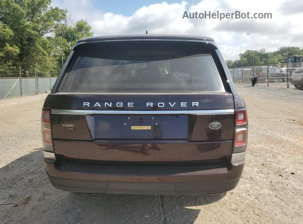 SALGS2RU6LA400100 2020 LAND ROVER RANGE Purple უკანა ხედი