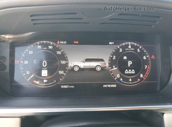SALGS2RU6LA403482 2020 LAND ROVER RANGE White უკანა სავარძლების ხედი