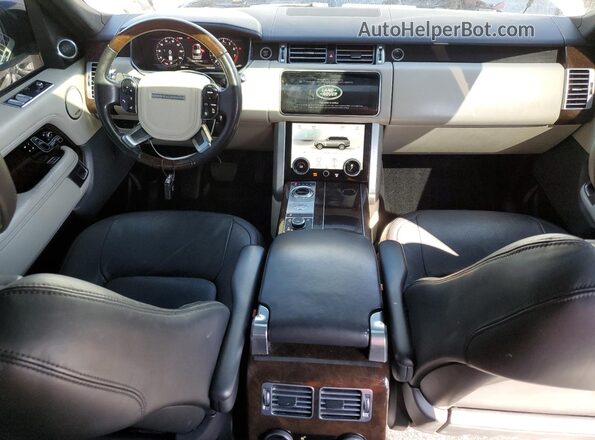SALGS2RU6LA403482 2020 LAND ROVER RANGE White ხელსაწყოთა პანელის ხედი