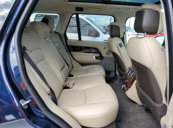 SALGS2RU8LA403337 2020 LAND ROVER RANGE Blue Հետևի նստատեղերի տեսք