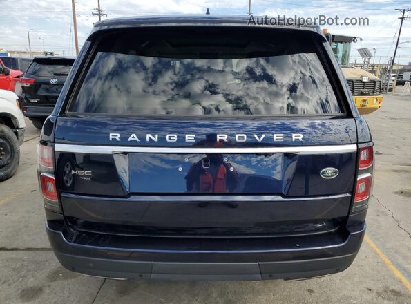 SALGS2RU8LA403337 2020 LAND ROVER RANGE Blue Հետևի տեսք