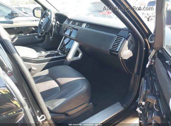 SALGS2SE7MA429044 2021 LAND ROVER RANGE ROVER Black Вид салону спереду