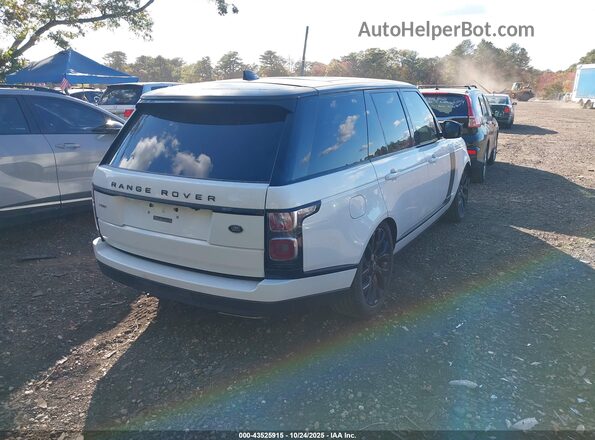 SALGS2SV1KA552271 2019 LAND ROVER RANGE ROVER Белый Задняя правая четверть