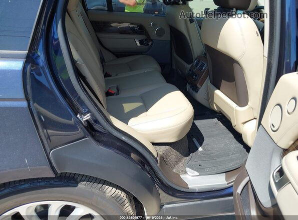 SALGS2SV5JA386562 2018 LAND ROVER RANGE ROVER Blue VIN կոդի պիտակի տեսք