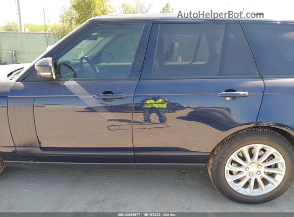 SALGS2SV5JA386562 2018 LAND ROVER RANGE ROVER Blue 