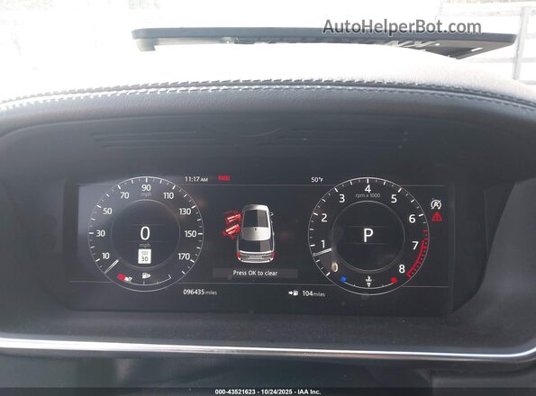 SALGS5SE3LA569298 2020 LAND ROVER RANGE ROVER White Widok tylnych siedzeń