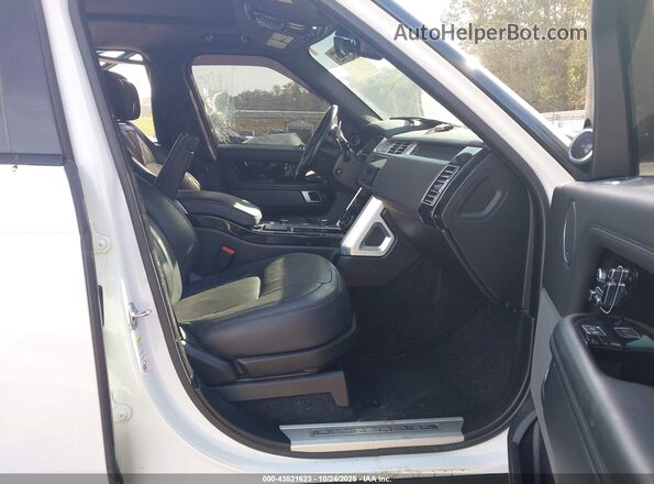SALGS5SE3LA569298 2020 LAND ROVER RANGE ROVER White Widok wnętrza z przodu