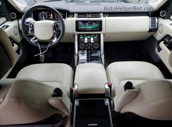 SALGS5SE7LA403110 2020 LAND ROVER RANGE Gray Առջևի վահանակի տեսք